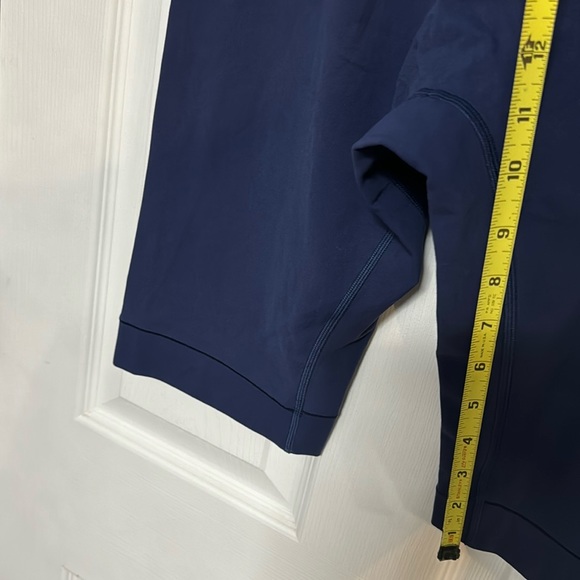 Nike Infinalon yoga compression M-XL navy blue, excellent condition 10” inseam - Picture 9 of 9